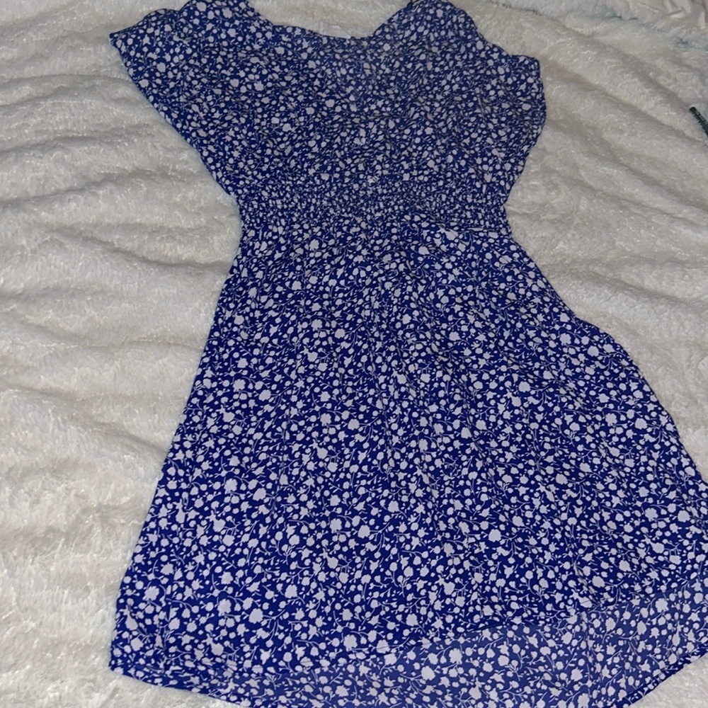 Blue Floral Sundress